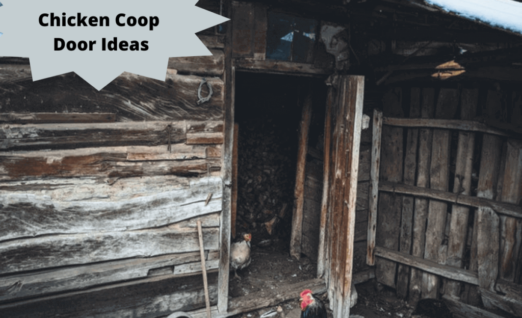 chicken coop door ideas image